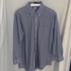 Brooks Brothers Blue/Purple Plaid Button Down